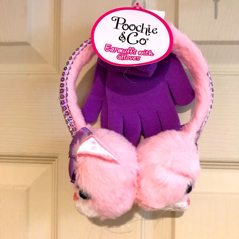 New Kid’s Earmuffs with Gloves by Poochie & Co.